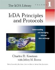 Cover of: IrDA Principles and Protocols by Charles D. Knutson, Jeffrey M. Brown