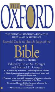 Cover of: The Oxford Essential Guide to Ideas and Issues of the Bible
