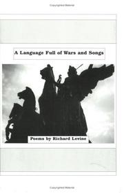 Cover of: A Language Full of Wars and Songs
