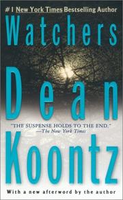 Cover of: Watchers by Dean Koontz.