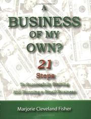 cover of A Business of My Own?