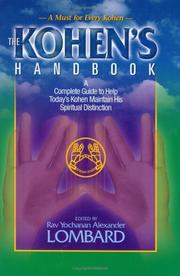 The Kohen's Handbook by Rav Yochanan Alexander Lombard