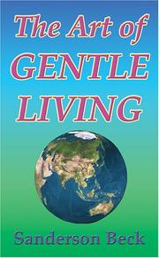 Cover of: The Art of Gentle Living
