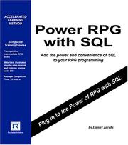 Cover of: Power RPG with SQL by Daniel Jacobs