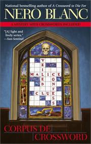 Cover of: Corpus de Crossword