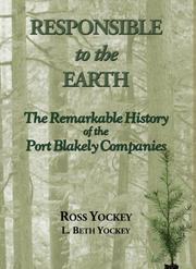 Cover of: Responsible to the Earth | Ross P. Yockey and L. Beth Yockey
