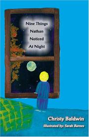 Cover of: Nine Things Nathan Noticed at Night