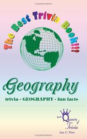 Cover of: The Best Trivia Book of Geography!!! | Jane C. Flinn