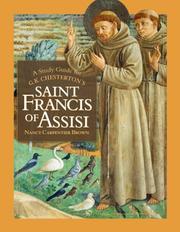 Cover of: A Study for Chesterton's St. Francis of Assisi by Nancy Carpentier Brown