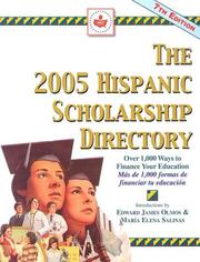 Cover of: The 2005 Hispanic Scholarship Directory by 