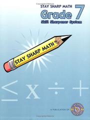 Cover of: Stay Sharp Math Grade 7 Skill Sharpener System by Melinda Grove