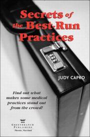 Cover of: Secrets of the Best-Run Practices Audio Book