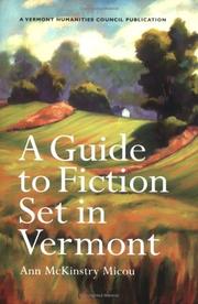 Cover of: A Guide to Fiction Set in Vermont