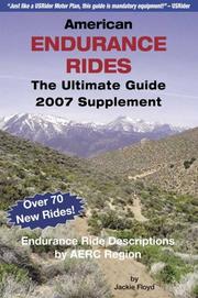 Cover of: American Endurance Rides The Ultimate guide 2007 Supplement