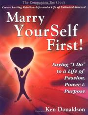 Cover of: Marry YourSelf First! Companion Workbook