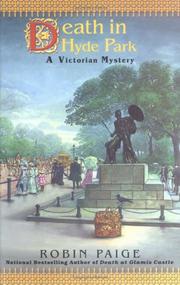 Cover of: Death in Hyde Park by Robin Paige