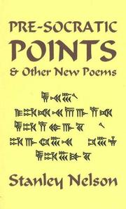 Cover of: Pre-Socratic Points & Other New Poems