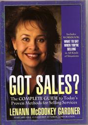 Got Sales? by Lenann McGookey Gardner