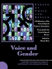 Cover of: Voice and Gender | VASTA