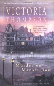 Cover of Murder on Marble Row