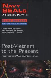 Cover of: Navy Seals: A History: Post-Vietnam to the Present