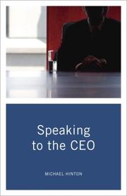 Cover of: Speaking to the CEO