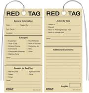 5S ISO Red Tags - Individually pre-wired by Collin McLoughlin