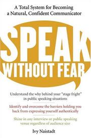 Cover of: Speak Without Fear by Ivy Naistadt