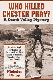 Who Killed Chester Pray? by Nicholas Clapp