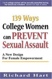 Cover of: 139 Ways College Women Can Prevent Sexual Assault