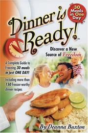Cover of: Dinner is Ready