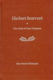 Cover of: Herbert Searvant in the Trials of Cora Chapman by Gus G. Widmayer