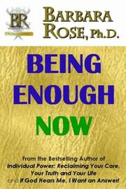 Cover of: Being Enough NOW