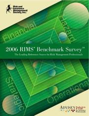 Cover of: 2006 RIMS Benchmark Survey