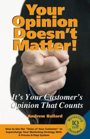 Cover of: Your Opinion Doesn't Matter