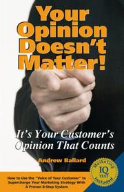 Your Opinion Doesn't Matter by Andrew Ballard