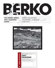Cover of: 2007 Aspen Calendar by Ferenc Berko