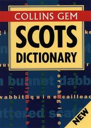 Cover of: Scots Dictionary (Collins Gems)
