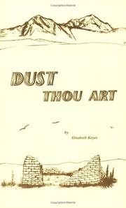 Cover of: Dust Thou Art