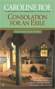 Cover of: Consolation for an Exile (Chronicles of Isaac of Girona)