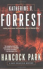 Cover of: Hancock Park (Kate Delafield Mystery)