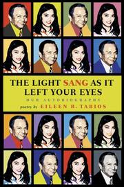 Cover of: The Light Sang as It Left Your Eyes by Eileen R. Tabios