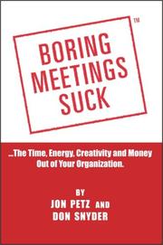 Cover of: Boring Meetings Suck