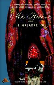 Cover of: Mrs. Hudson and the Malabar rose