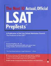 The Next 10 Actual, Official LSAT PrepTest (Lsat Series) by Wendy Margolis