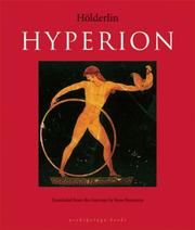 Cover of: Hyperion by Friedrich Hölderlin, Friedrich Hölderlin