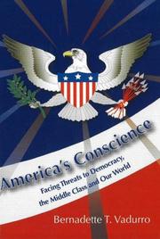 Cover of: America's Conscience by Bernadette T. Vadurro
