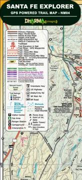 Cover of: Santa Fe Explorer - GPS Powered Trail Map | Marc Rothmeyer