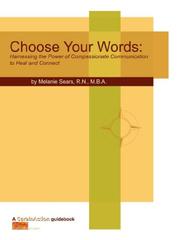 Choose Your Words by Melanie Sears