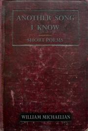 Cover of: Another Song I Know by William Michaelian